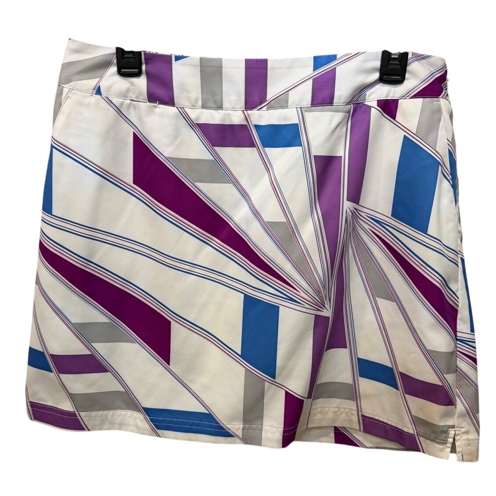Adidas Climacool Golf Wmns Sz 10 Teal Orange Purple Geometric Skirt Bundle - Picture 2 of 9